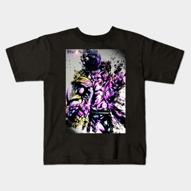 Star Platinum Kids T-Shirt by Christian94